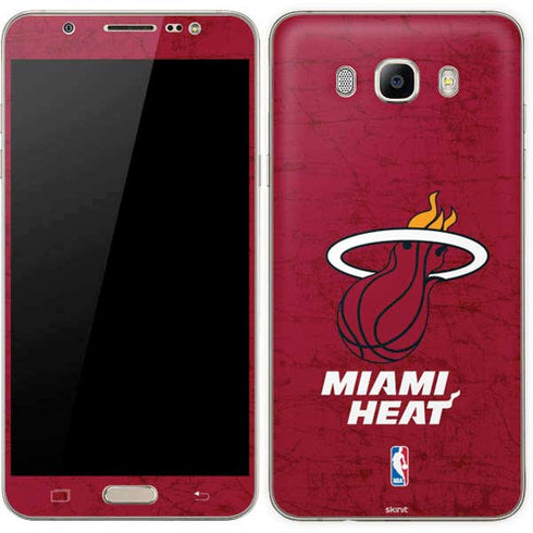 NBA Miami Heat Red Primary Logo Galaxy J7 Skin