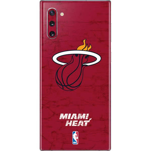NBA Miami Heat Red Primary Logo Galaxy Note 10 Skin