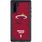 NBA Miami Heat Red Primary Logo Galaxy Note 10 Waterproof Case