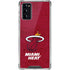 NBA Miami Heat Red Primary Logo Galaxy Note20 5G Clear Case