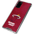 NBA Miami Heat Red Primary Logo Galaxy Note20 5G Clear Case