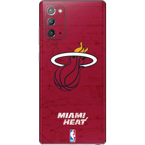 NBA Miami Heat Red Primary Logo Galaxy Note20 5G Skin
