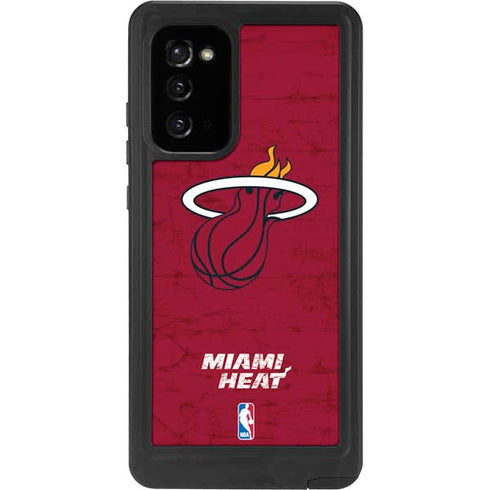 NBA Miami Heat Red Primary Logo Galaxy Note20 5G Waterproof Case