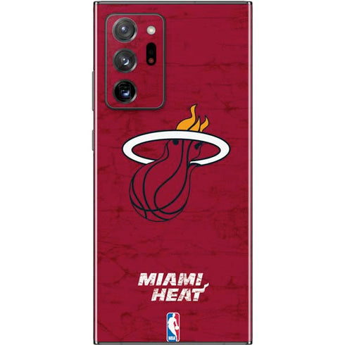 NBA Miami Heat Red Primary Logo Galaxy Note20 Ultra 5G Skin