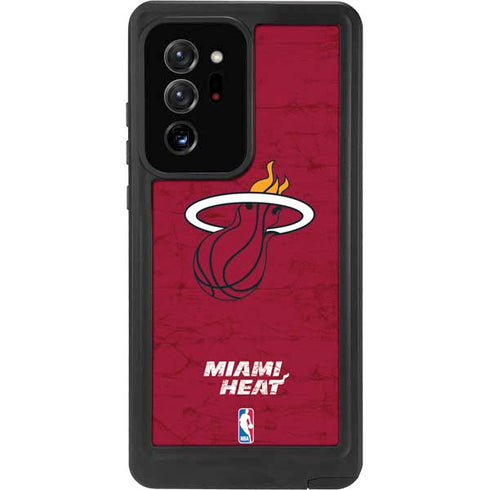 NBA Miami Heat Red Primary Logo Galaxy Note20 Ultra 5G Waterproof Case