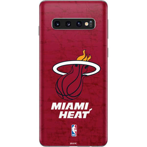 NBA Miami Heat Red Primary Logo Galaxy S10 Skin