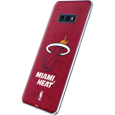 NBA Miami Heat Red Primary Logo Galaxy S10e Skin