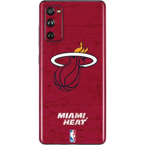 NBA Miami Heat Red Primary Logo Galaxy S20 Fan Edition Skin