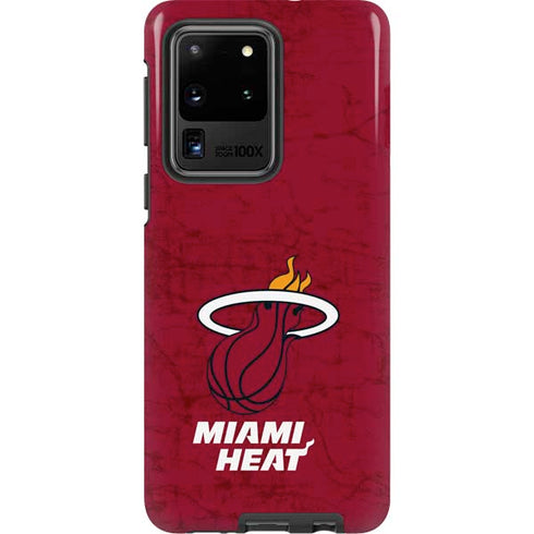 NBA Miami Heat Red Primary Logo Galaxy S20 Ultra 5G Pro Case