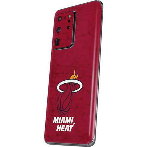 NBA Miami Heat Red Primary Logo Galaxy S20 Ultra 5G Skin
