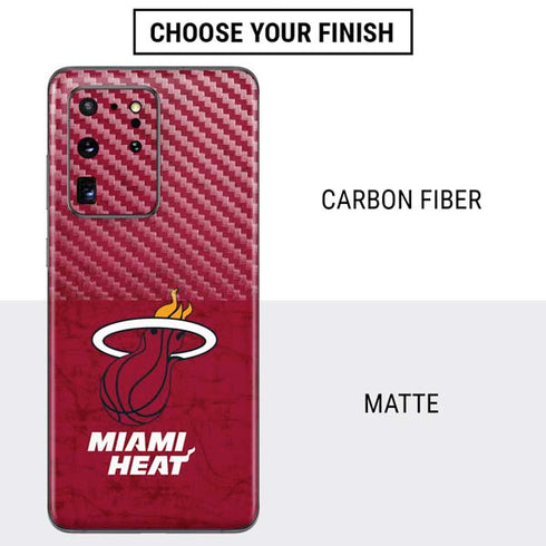 NBA Miami Heat Red Primary Logo Galaxy S20 Ultra 5G Skin