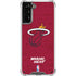 NBA Miami Heat Red Primary Logo Galaxy S21 Plus 5G Clear Case