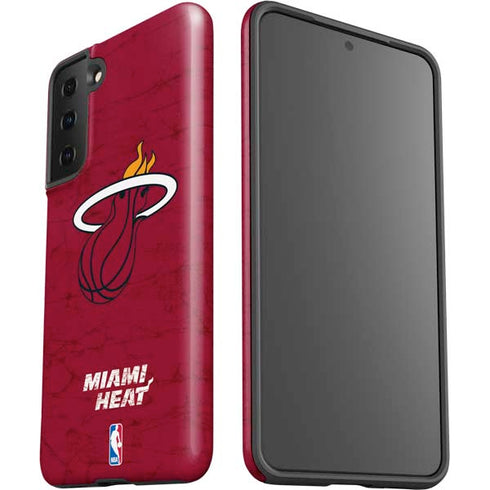 NBA Miami Heat Red Primary Logo Galaxy S21 Plus 5G Pro Case