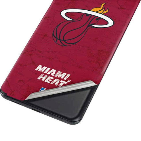 NBA Miami Heat Red Primary Logo Galaxy S21 Ultra 5G Skin