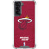 NBA Miami Heat Red Primary Logo Galaxy S22 Clear Case