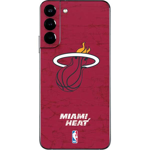 NBA Miami Heat Red Primary Logo Galaxy S22 Plus Skin