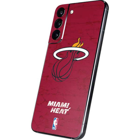 NBA Miami Heat Red Primary Logo Galaxy S22 Plus Skin