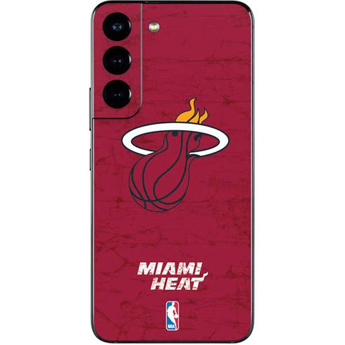 NBA Miami Heat Red Primary Logo Galaxy S22 Skin