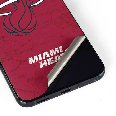 NBA Miami Heat Red Primary Logo Galaxy S22 Skin