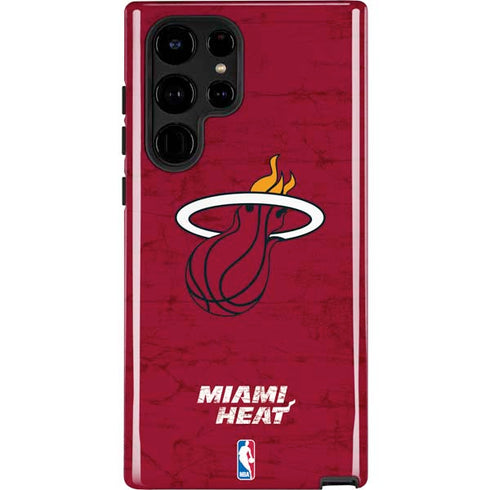 NBA Miami Heat Red Primary Logo Galaxy S22 Ultra Pro Case