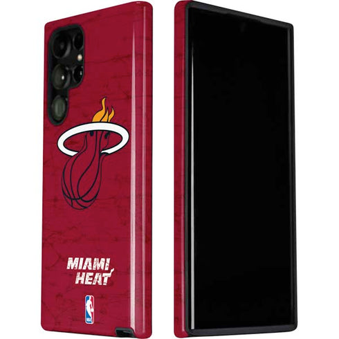 NBA Miami Heat Red Primary Logo Galaxy S22 Ultra Pro Case