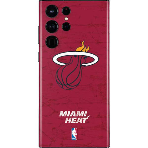 NBA Miami Heat Red Primary Logo Galaxy S22 Ultra Skin