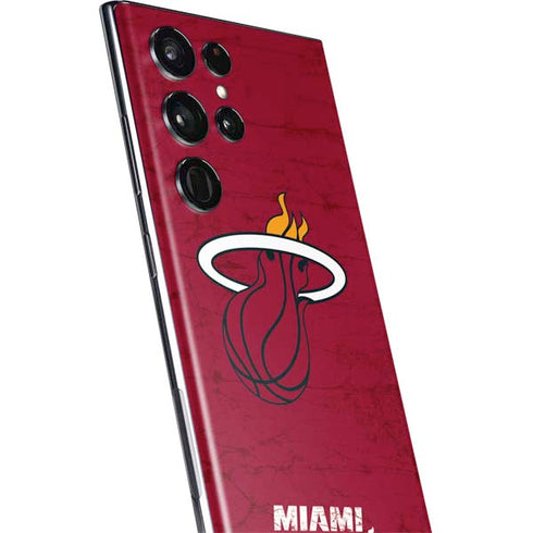 NBA Miami Heat Red Primary Logo Galaxy S22 Ultra Skin