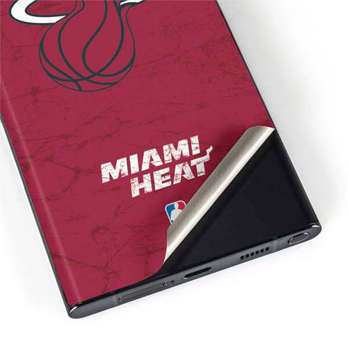 NBA Miami Heat Red Primary Logo Galaxy S22 Ultra Skin