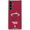 NBA Miami Heat Red Primary Logo Galaxy S23 FE Clear Case