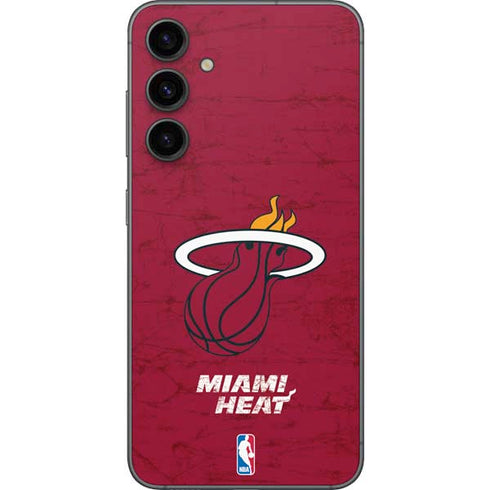 NBA Miami Heat Red Primary Logo Galaxy S23 FE Skin