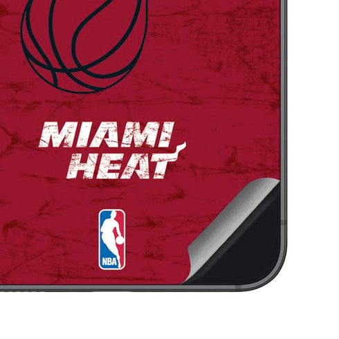 NBA Miami Heat Red Primary Logo Galaxy S23 FE Skin