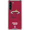 NBA Miami Heat Red Primary Logo Galaxy S23 Plus Clear Case