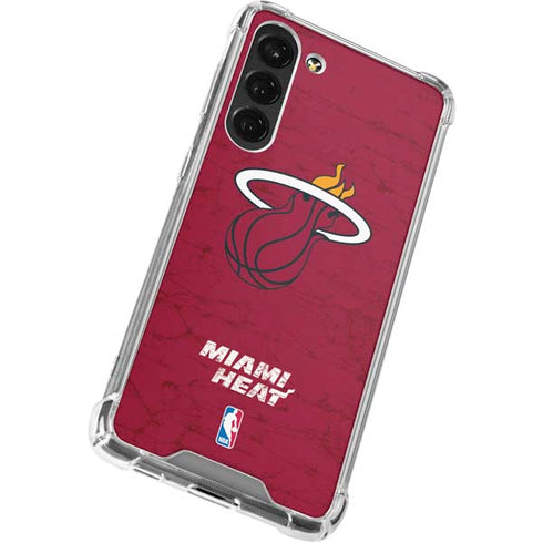 NBA Miami Heat Red Primary Logo Galaxy S23 Plus Clear Case