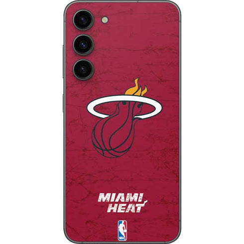NBA Miami Heat Red Primary Logo Galaxy S23 Plus Skin