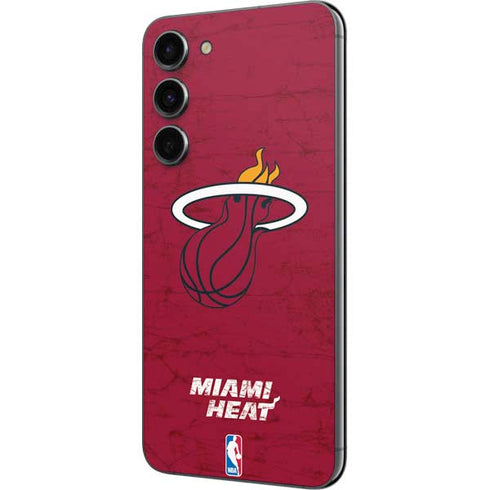 NBA Miami Heat Red Primary Logo Galaxy S23 Plus Skin