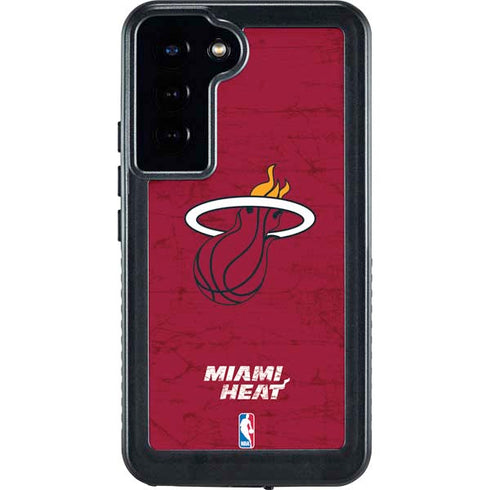 NBA Miami Heat Red Primary Logo Galaxy S23 Plus Waterproof Case