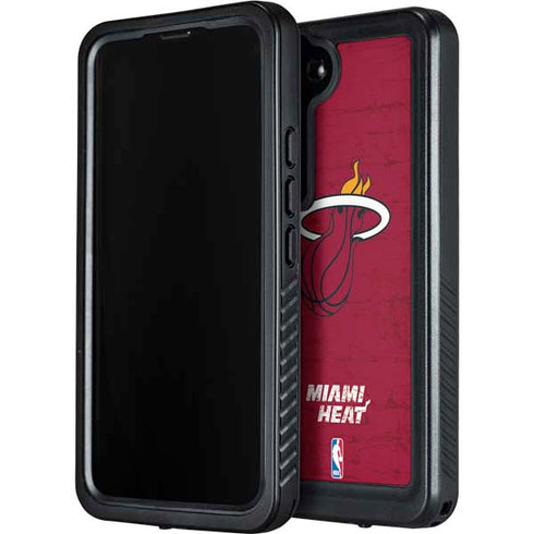 NBA Miami Heat Red Primary Logo Galaxy S23 Plus Waterproof Case