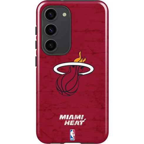 NBA Miami Heat Red Primary Logo Galaxy S23 Pro Case