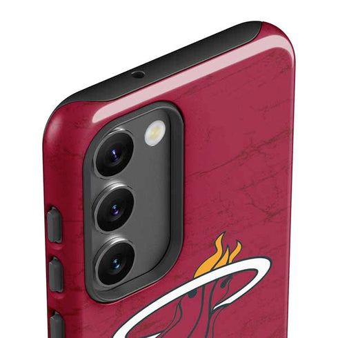NBA Miami Heat Red Primary Logo Galaxy S23 Pro Case