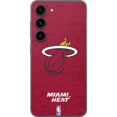 NBA Miami Heat Red Primary Logo Galaxy S23 Skin