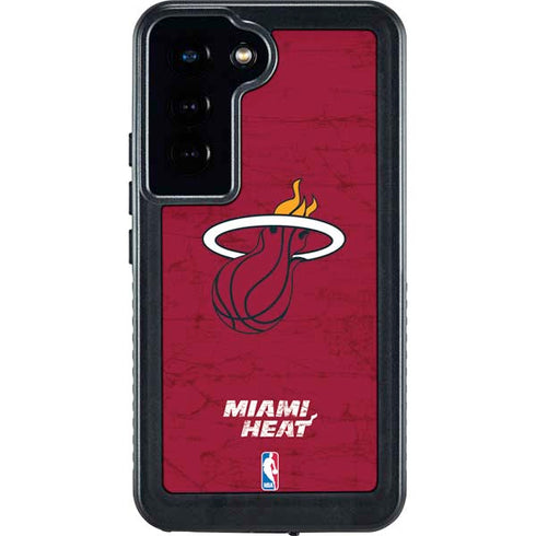 NBA Miami Heat Red Primary Logo Galaxy S23 Waterproof Case