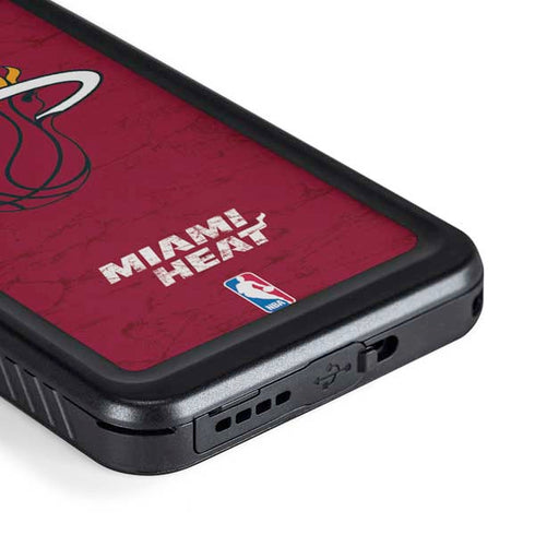 NBA Miami Heat Red Primary Logo Galaxy S23 Waterproof Case