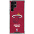 NBA Miami Heat Red Primary Logo Galaxy S24 Ultra Clear Case