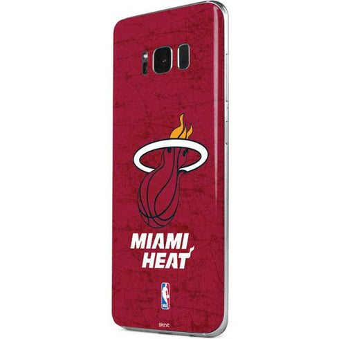 NBA Miami Heat Red Primary Logo Galaxy S8 Skin