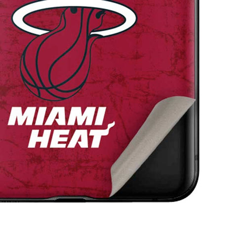 NBA Miami Heat Red Primary Logo Galaxy Z Flip Skin