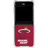 NBA Miami Heat Red Primary Logo Galaxy Z Flip5 5G Clear Case