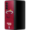 NBA Miami Heat Red Primary Logo Galaxy Z Fold3 5G Skin