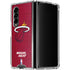 NBA Miami Heat Red Primary Logo Galaxy Z Fold4 5G Clear Case