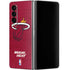 NBA Miami Heat Red Primary Logo Galaxy Z Fold4 5G Skin