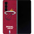 NBA Miami Heat Red Primary Logo Galaxy Z Fold4 5G Skin